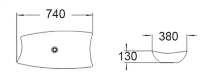 Умывальник SantiLine SL-1029 - фото товара