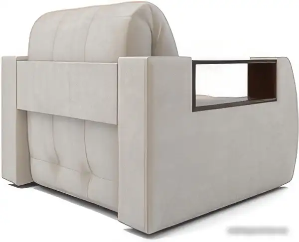 Кресло-кровать Мебель-АРС Барон №3 (бархат, бежевый Star Velvet 6 Light Beige)