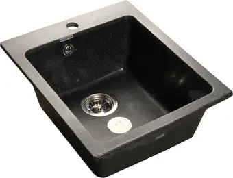 Кухонная мойка GranFest Practic GF-P505 (черный) - изображение в каталоге