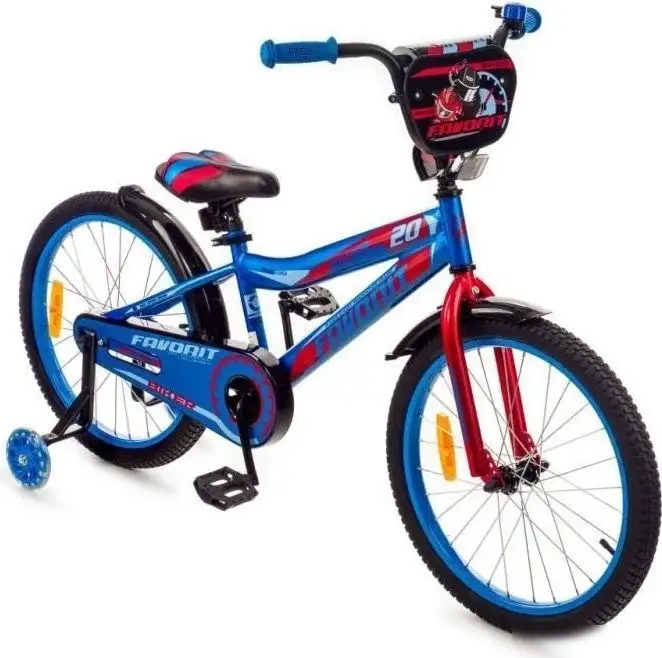 Детский велосипед Favorit Biker 20 BIK-20BR (синий/красный) – фото товара