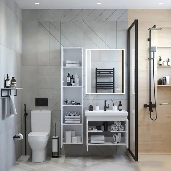 Briz Тумба подвесная Бьелла 70 с умывальником Фостер – фото товара