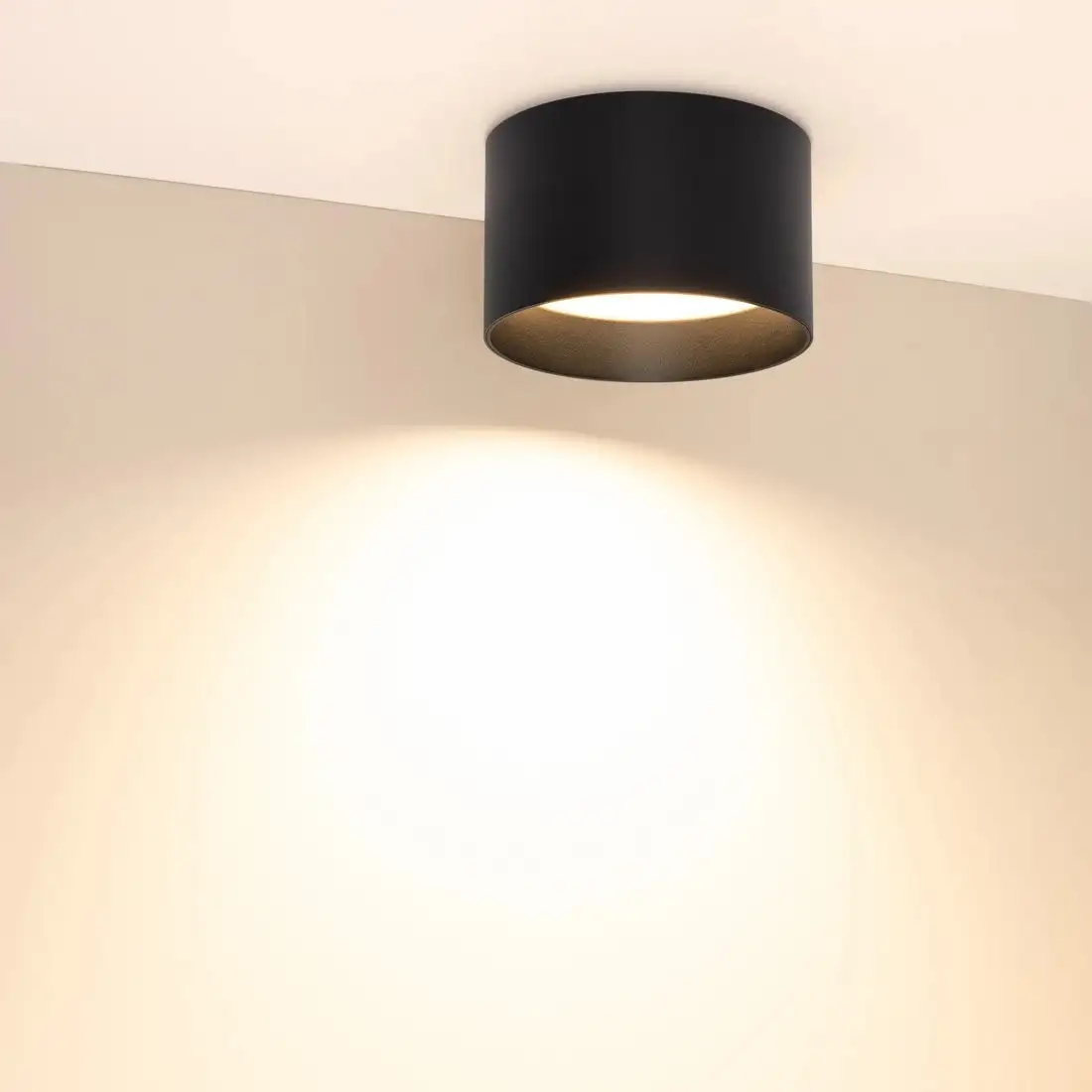 Точечный светильник Arlight SP-BISCOTTO-R140-15W Warm3300-MIX BK 80deg 054916 – фото товара
