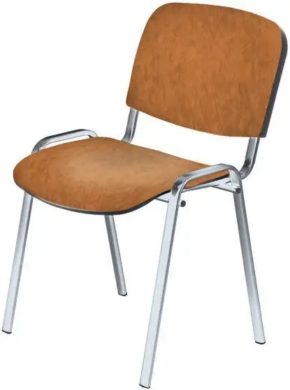 Офисный стул Helmi Изо HL-F01 330631 (хром/кожзам песочный) – фото товара