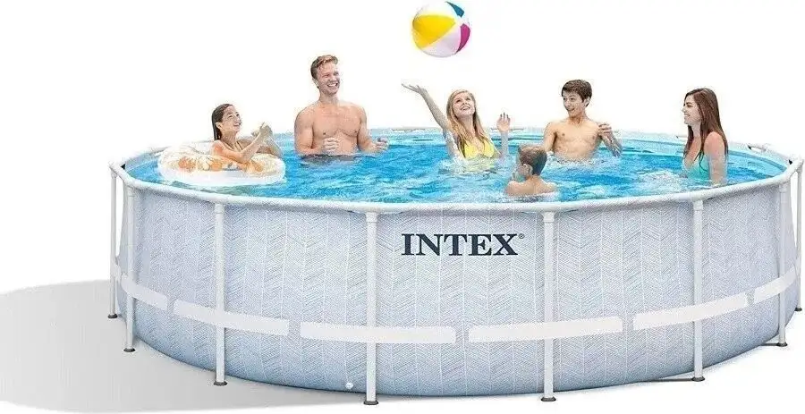 Каркасный бассейн Intex Prism Frame Chevron 26746 (488х122) – фото товара