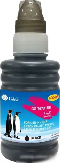 Чернила G&G GG-T6731BK – фото товара