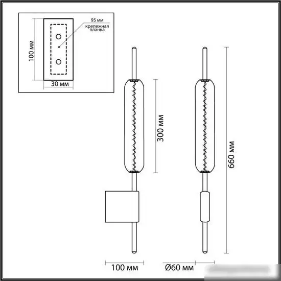 Бра Odeon Light Reeds 4794/12WL – фото товара