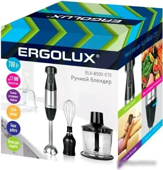 Погружной блендер Ergolux ELX-BS02-C72 - фото товара