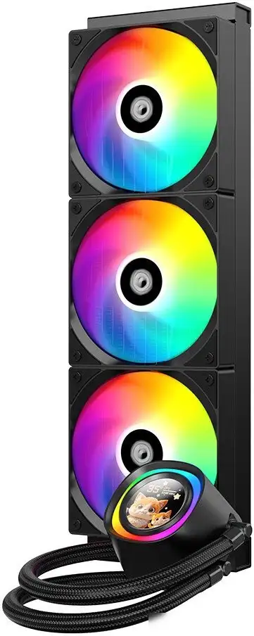 Система жидкостного охлаждения для процессора ID-Cooling FX360 LCD – фото товара