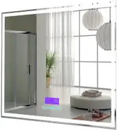 Пекам Зеркало Greta 120x80 greta-120x80M (с подсветкой,с многофункциональной панелью)