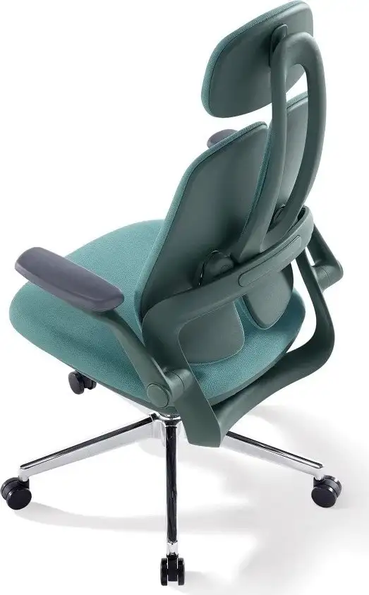 Офисное кресло SitUp Kwin Green Chrome (ткань Green/Green) – фото товара