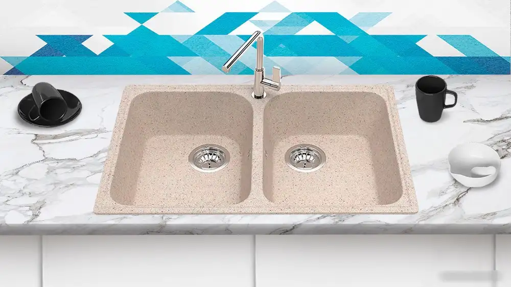 Кухонная мойка Berge BR-7322 (бежевый) - фото товара