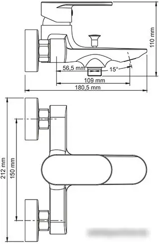 Смеситель Wasserkraft Elbe 7401 - фото товара