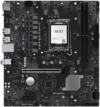 Материнская плата MSI Pro B860M-E – изображение в каталоге