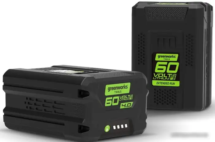 Аккумулятор Greenworks G60B4 (60В/4 Ah) – фото товара