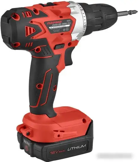 Дрель-шуруповерт Парма ДША-02-2016/2Li 02.021.00015 (с 2-мя АКБ, кейс) – фото товара