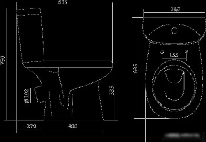 Унитаз Santek Анимо (1WH302134) - фото товара