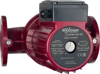 Циркуляционный насос Maxpump Warm 65-15F 230V - изображение в каталоге