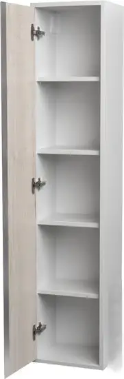 ЗОВ Шкаф-пенал Парма 150 PP150LWP0MWHMC1A (белый/белый галифакс) – фото товара