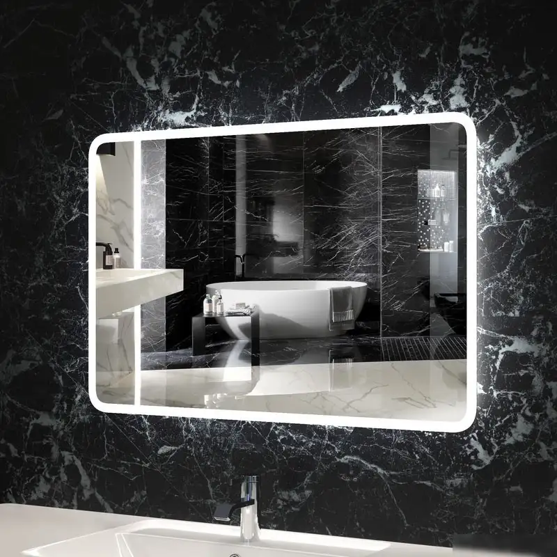 Пекам Зеркало Marta 90x80 marta-90x80s (с подсветкой и сенсором на прикосновение) – фото товара