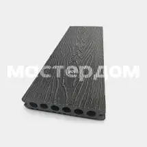 Террасная доска (декинг) из ДПК 3Deck 144х25х4000, Графит