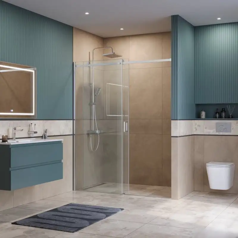 Душевая дверь BelBagno SOFT_CLOSE-2-BF-1-160-C-Cr - фото товара