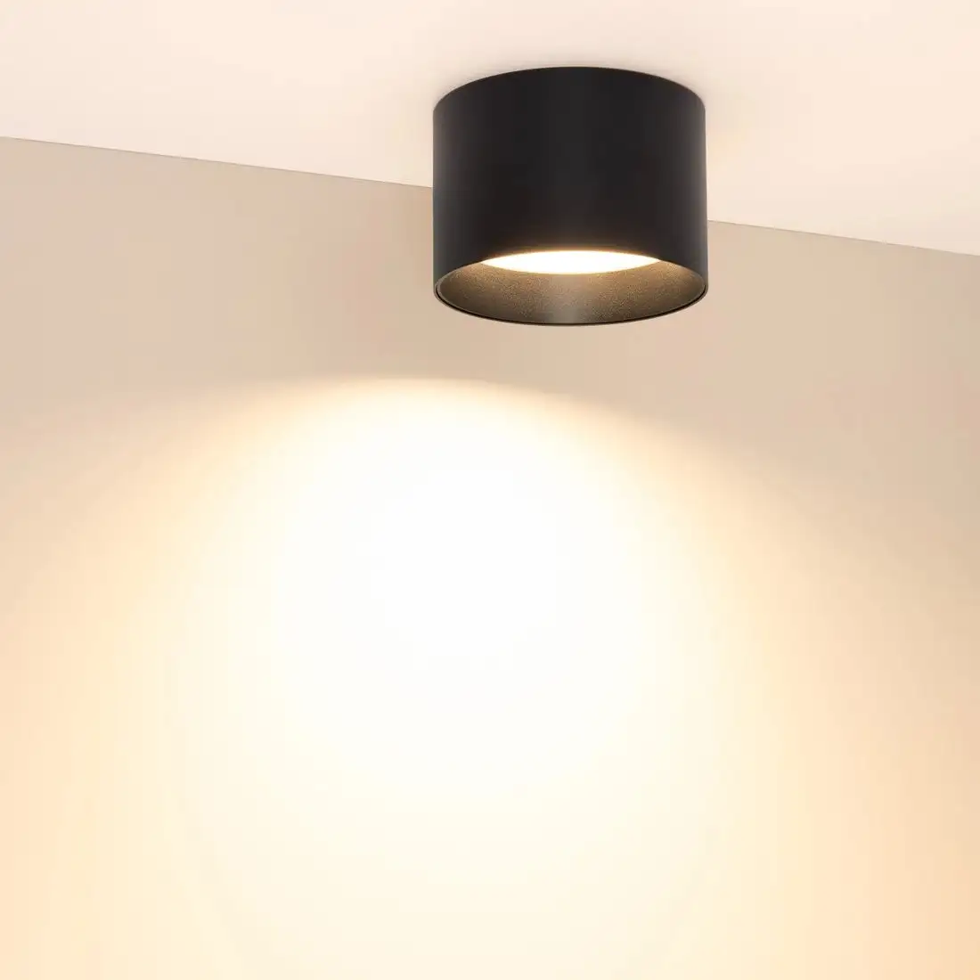Точечный светильник Arlight SP-BISCOTTO-R120-12W Warm3300-MIX BK 80deg 055010 – фото товара