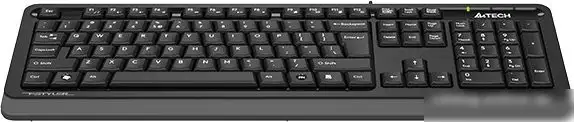 Клавиатура A4Tech Fstyler FKS10 (черный/серый) – фото товара