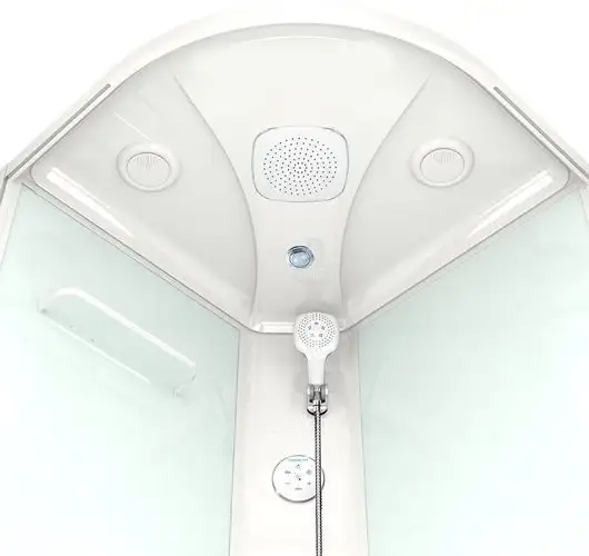 Душевая кабина Domani-Spa Delight 110 High DS01D110HWM10 (белый/сатин/матированное стекло) - фото товара