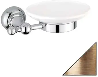 Мыльница Cezares Aphrodite-SODS-02-M (белый/бронза) – изображение в каталоге