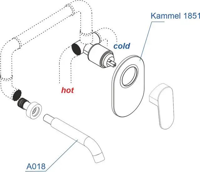 Комплект смесителей Wasserkraft A18583 - фото товара