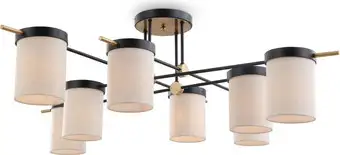 Люстра средней высоты Freya Bogy FR5377CL-08B – изображение в каталоге