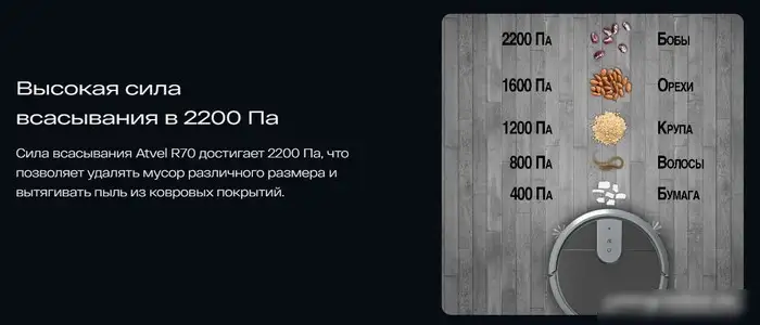 Робот-пылесос Atvel R70 - фото товара