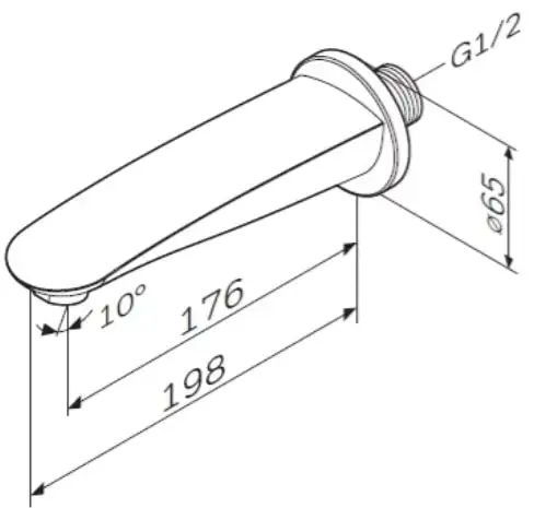 Излив AM.PM Like F8070000 - фото товара
