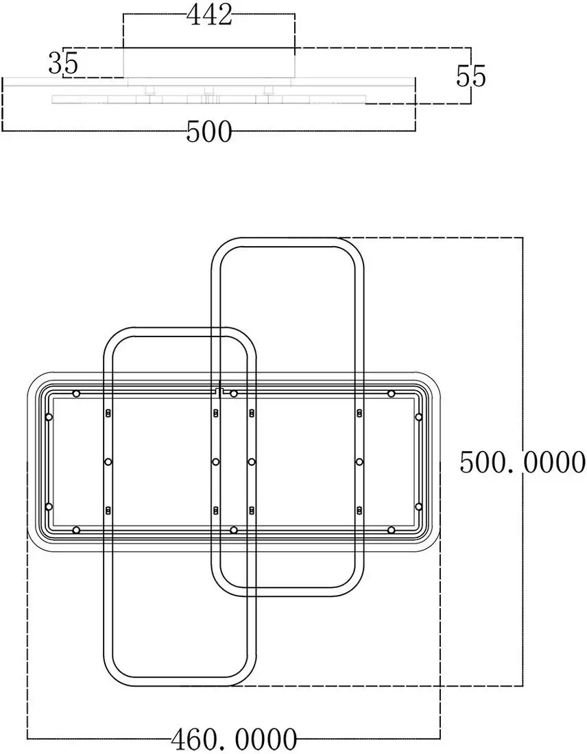 Припотолочная люстра Escada Space 10215/S LED – фото товара