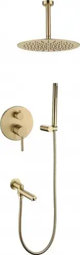 Душевая система Grocenberg GB5099MG-2 (золото матовый) - изображение в каталоге