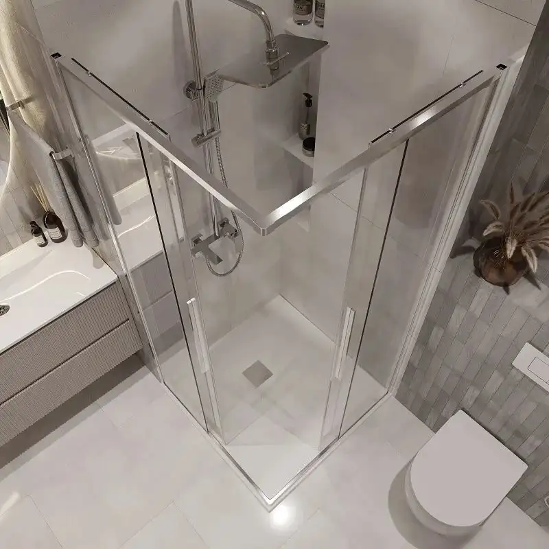 Душевой уголок Niagara NG-6622-34 80x80x195 (хром/прозрачное стекло) - фото товара