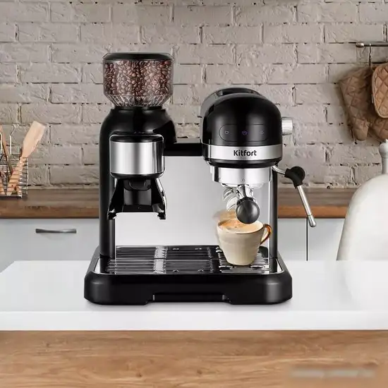 Рожковая помповая кофеварка Kitfort KT-7126 - фото товара