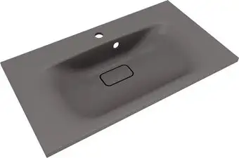 Умывальник Symbolite Фортуна 80x45 (кварц, серый шелк) - изображение в каталоге