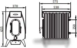 Термофор Огонь-батарея 7 Лайт (антрацит) - фото товара