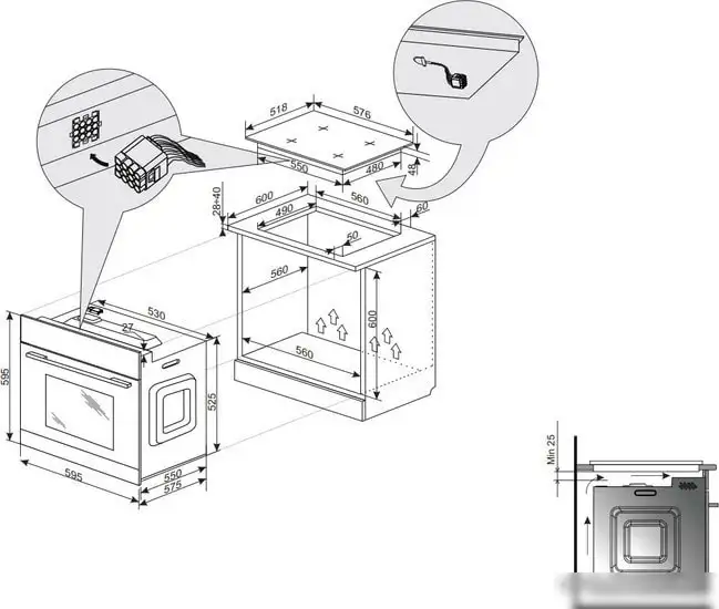 Электрический духовой шкаф Hansa BOEI68401 - фото товара