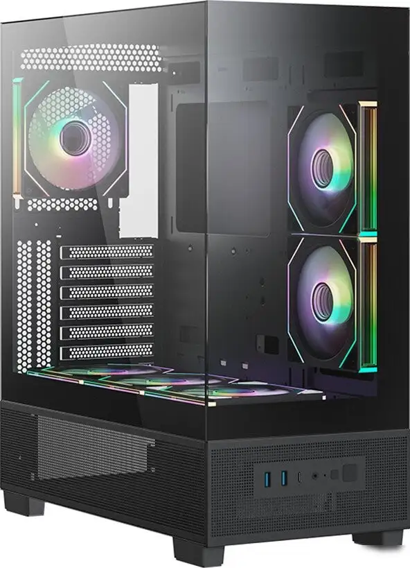 Корпус XASTRA Q500 3ARGB-C10 (черный) – фото товара