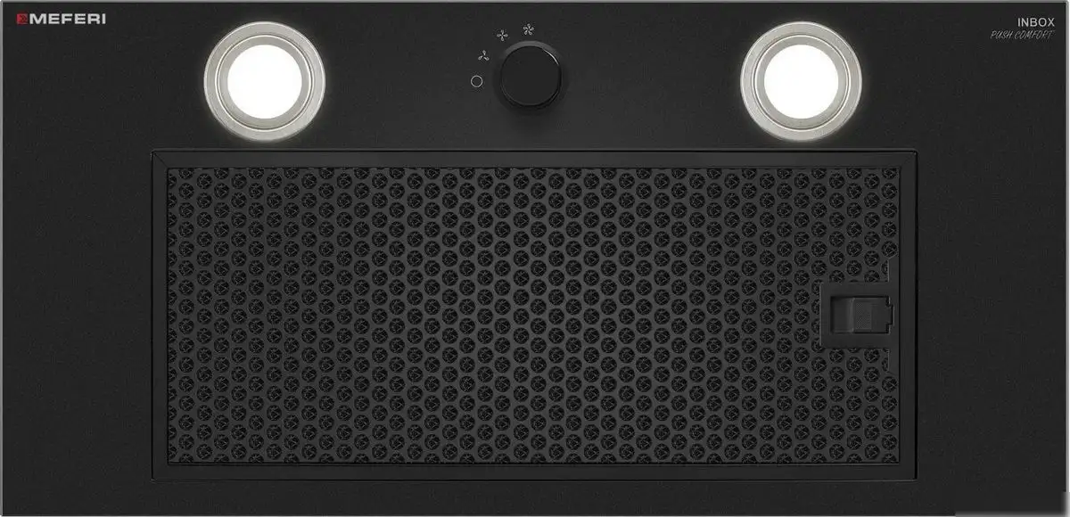 Кухонная вытяжка Meferi INBOX60BK Push Comfort - фото товара
