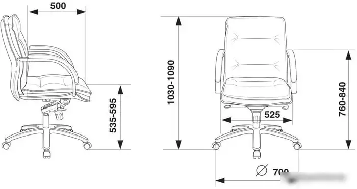 Кресло Бюрократ T-9927SL-LOW (светло-коричневый) – фото товара