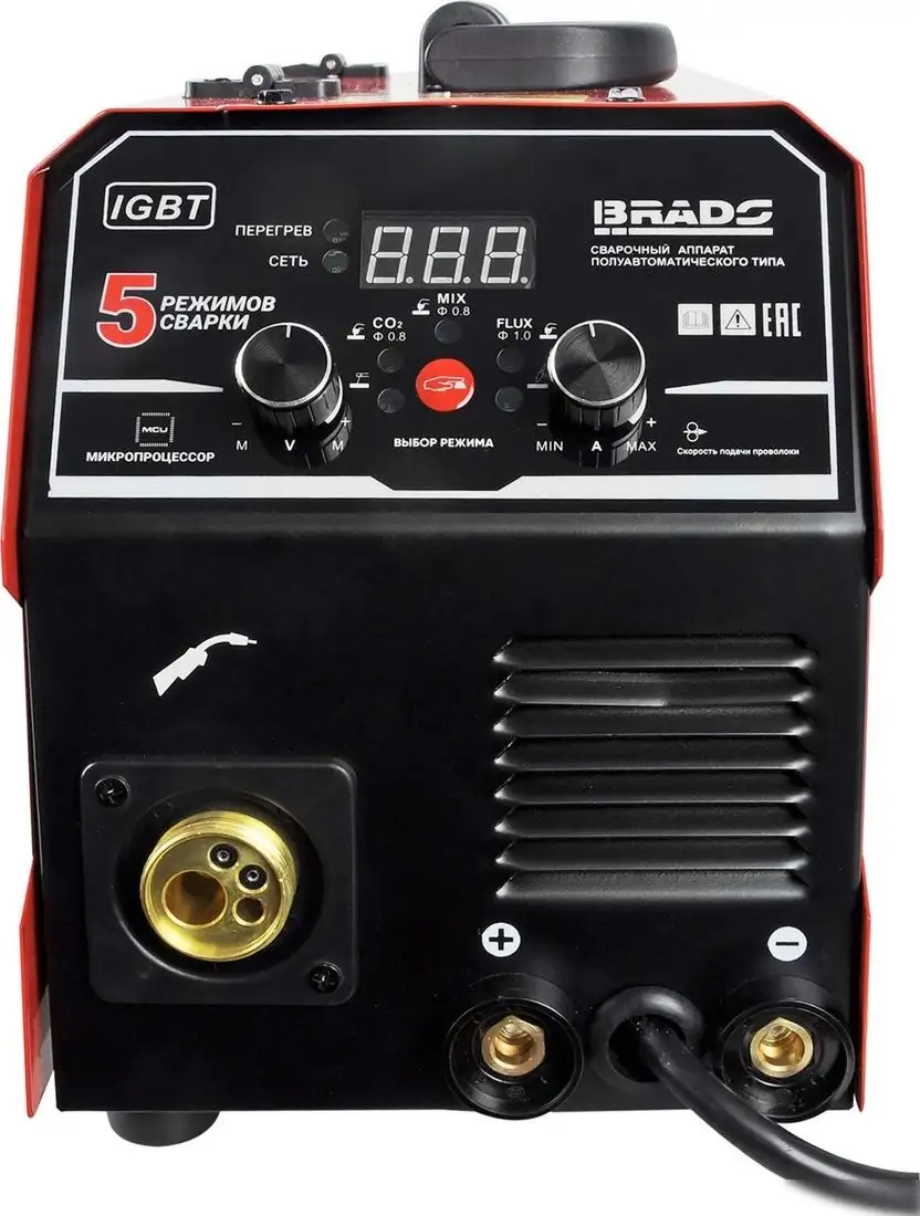 Сварочный инвертор Brado MIG/MMA-220L-24 – фото товара