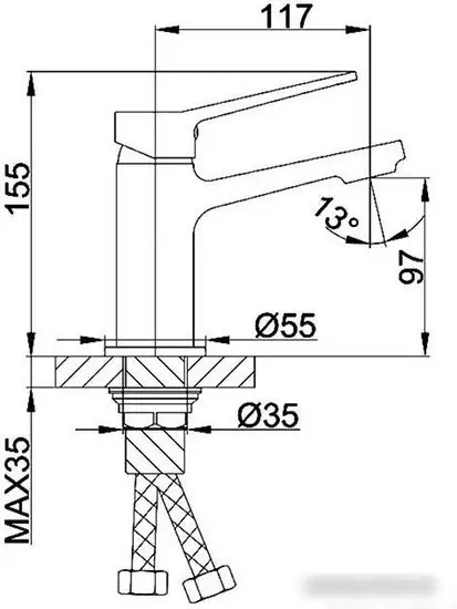 Смеситель FRAP F1061 - фото товара