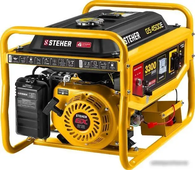 Бензиновый генератор Steher GS-4500Е – фото товара