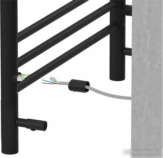 Полотенцесушитель Aquatek Альфа П7 500x700 (черный муар) - фото товара