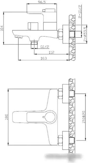 Смеситель BelBagno Ancona ANCONA-VAS-CRM - фото товара