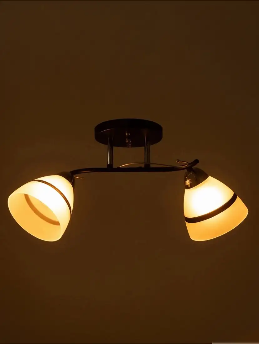 Люстра средней высоты BayerLux Лайма 10352886 (черный/хром) – фото товара