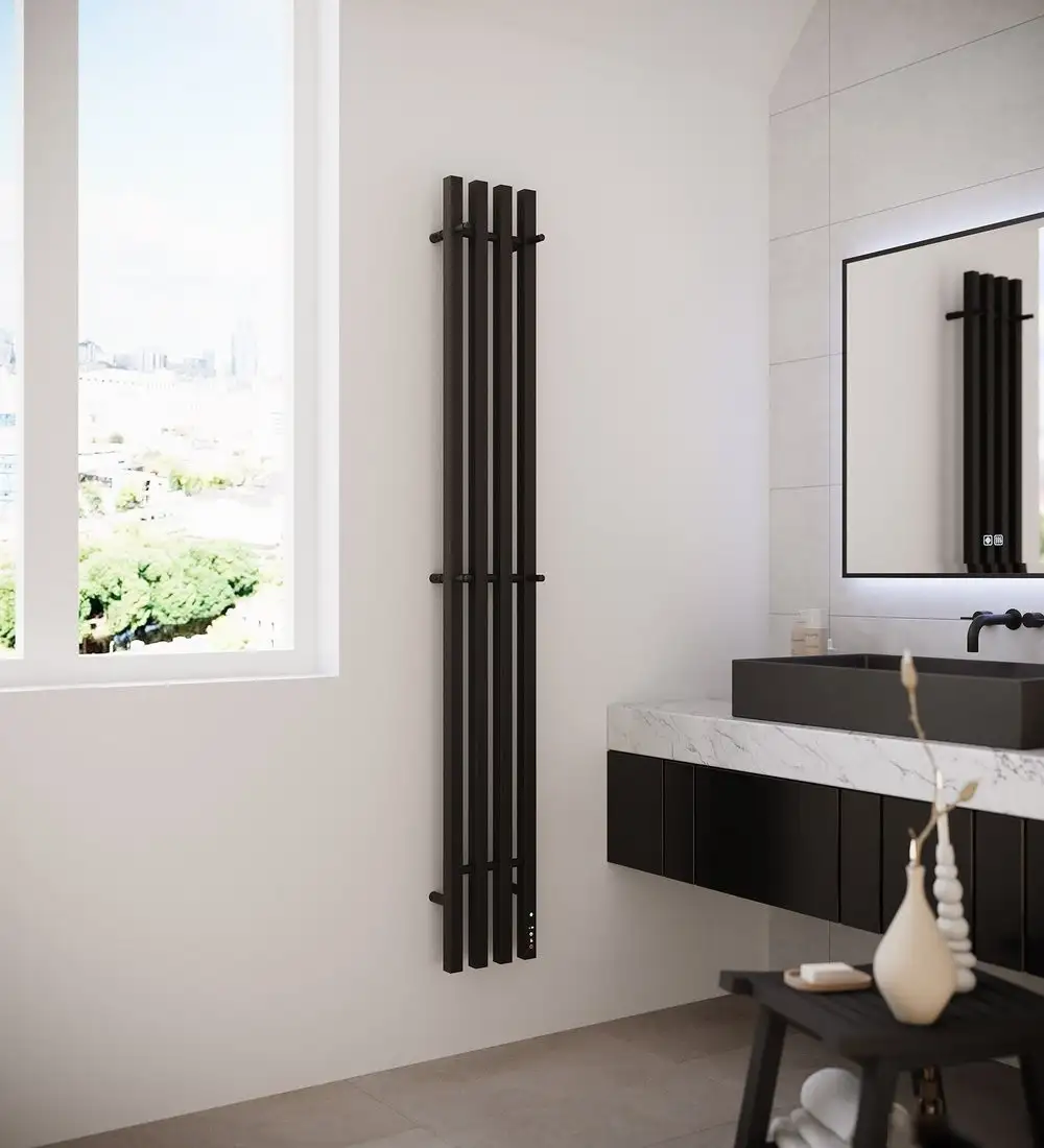 Полотенцесушитель TERMINUS Стойка Quatro Проф 1600 (черный) - фото товара